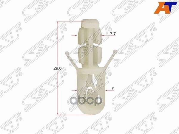 Клипса крепления порога/молдинга HONDA (Продажа по 10шт) Sat арт. ST-M10564