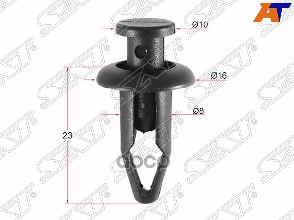 Клипса защиты бампера NISSAN (Продажа по 10шт) Sat арт. ST-M10674