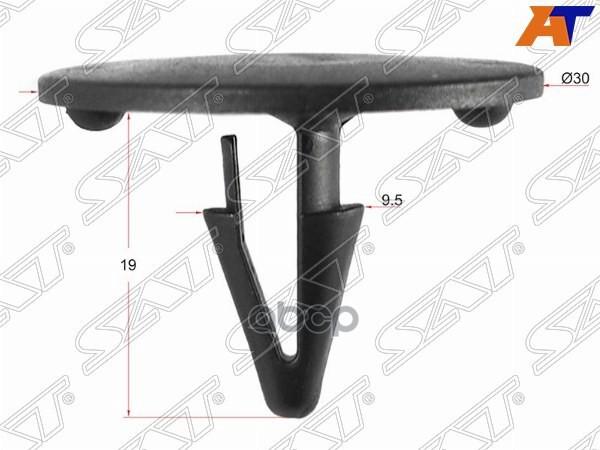 Клипса обшивки капота FORD (Продажа по 10шт) Sat арт. ST-M10755