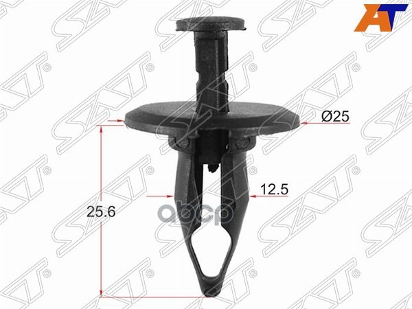 Клипса защиты бампера GM (Продажа по 10шт) Sat арт. ST-M10853