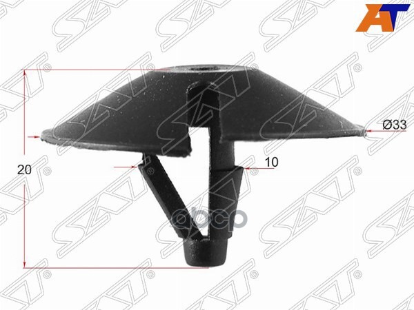 Клипса обшивки капота CHRYSLER (Продажа по 10шт) Sat арт. ST-M11085