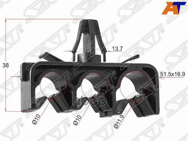 Клипса эл. проводки TOYOTA/LEXUS (1 шт.) Sat арт. ST-M11854
