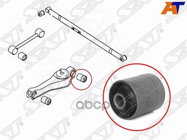 Сайлентблок рычага Mitsubishi Delica 94-07 / Pajero 91-06 Sat арт. ST-MB-951814