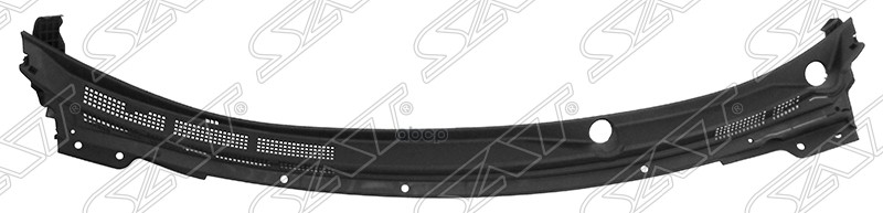 Решетка стеклоочистителя (жабо) Mitsubishi Lancer 07-17 (LHD) Sat арт. ST-MBW5-015G-0