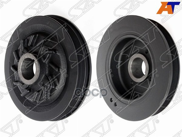 Шкив коленвала MITSUBISHI L200 96-15/PAJERO/MONTERO SPORT CHALLENGER 96-06/DELICA 89-99/TERRACAN 01- Sat арт. ST-MD050355