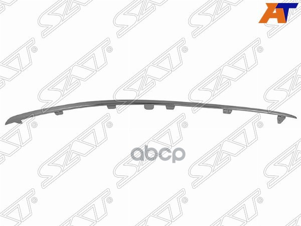 Молдинг бампера Mercedes-Benz C-Class 07-11 (Спереди/ Справа) Sat арт. ST-MD08-000M-1