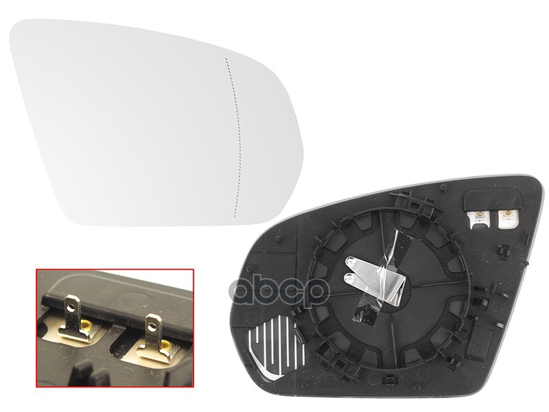 Полотно Зеркала Mercedes-Benz E-Class 16-20 / S-Class 13-20 (Справа/ Обогрев/ Асферическое) Sat арт. ST-MD12-940G-1