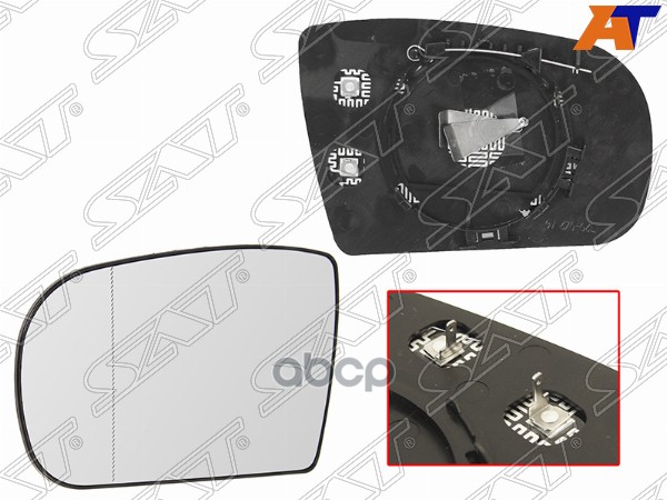 Полотно зеркала Mercedes-Benz E-Class 99-03 (Слева/ Обогрев/ асферическое) Sat арт. ST-MD56-940G-A2