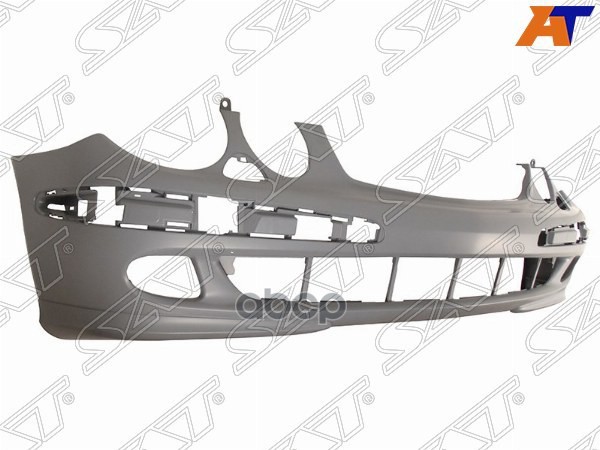 Бампер передний Mercedes-Benz E-Class 02-06 (Под молдинг(и)/ Под омыватели фар/ Под ПТФ) Sat арт. ST-MD57-000-A0