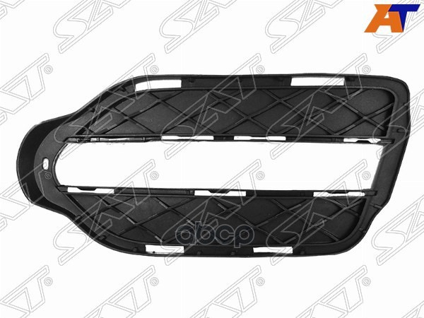 Решетка в бампер Mercedes-Benz GLK-Class 12-15 (Слева/ под ДХО) Sat арт. ST-MD75-000G-B2