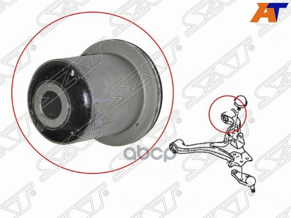 Сайлентблок рычага Mitsubishi Pajero 99-06 / Montero 00-06 Sat арт. ST-MR510417