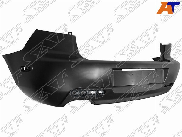 Бампер задний Mazda 3 03-06 / Axela 03-06 (4D SED/ под боковые отражатели) Sat арт. ST-MZV7-087-0