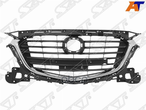 Решетка радиатора Mazda 3 16-19 / Axela 16-19 (с хром молдингом) Sat арт. ST-MZV9-093-A0
