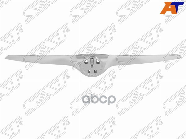 Молдинг капота Skoda Fabia 10-15 / Roomster 10-15 Sat арт. ST-SD02-015M-A0