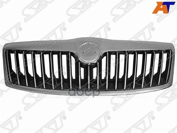 Решетка радиатора Skoda Octavia 08-13 (с хром молдингом) Sat арт. ST-SD26-093-A0