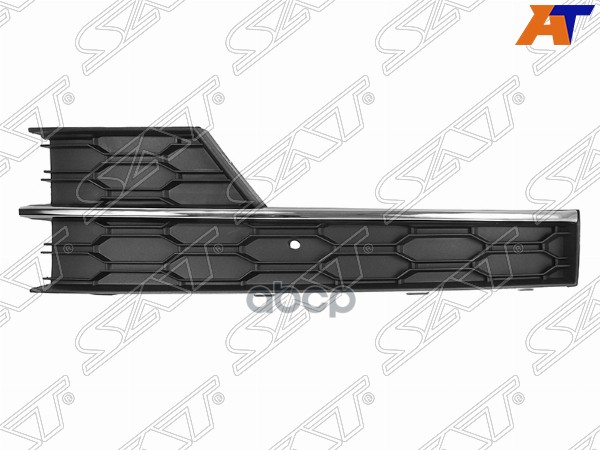 Решетка в бампер Skoda Octavia 16-20 (Слева/ Под ПТФ/ Под молдинг(и)) Sat арт. ST-SD27-000G-A2