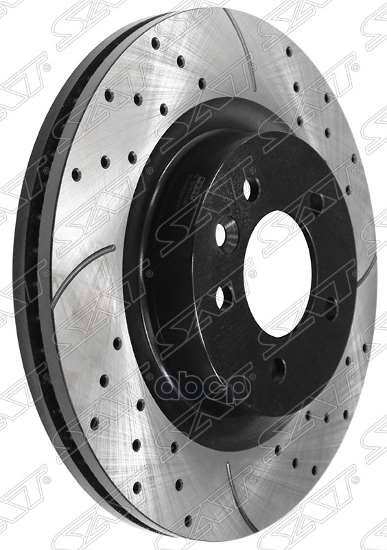 Комплект дисков тормозных передний перфорированные LAND ROVER DISCOVERY IV 09-/RANGE ROVER III 05-12 Sat арт. ST-SDB000614PF