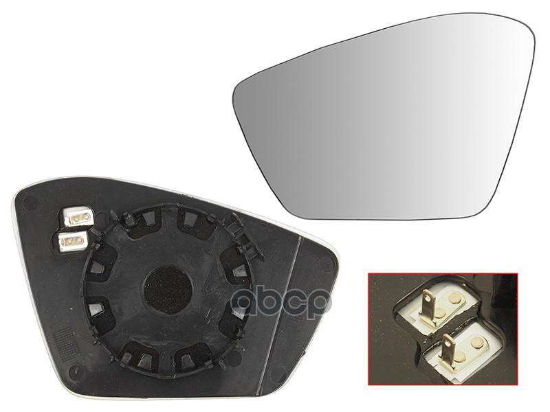 Полотно зеркала Skoda Superb 15-23 (Слева/ Обогрев) Sat арт. ST-SDS2-940G-2