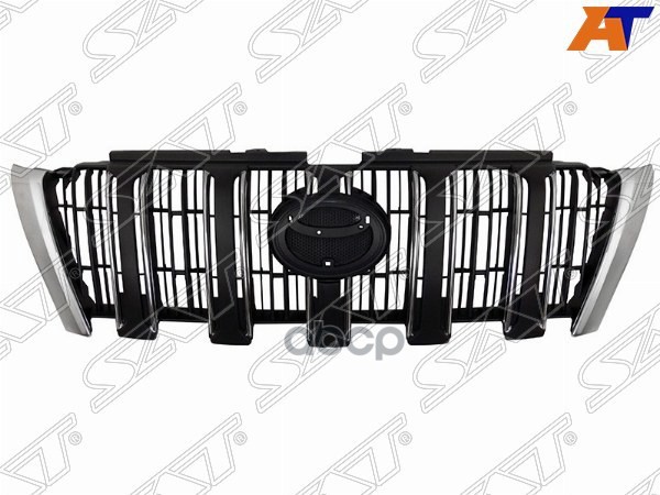 Решетка радиатора Toyota Land Cruiser Prado (J150) 13-17 (Чёрная) Sat арт. ST-TY150-093-0