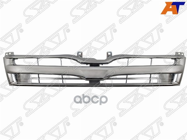 Решетка радиатора Toyota Hiace 10-13 (Широкая кабина/ 1880мм) Sat арт. ST-TY74-093-B0