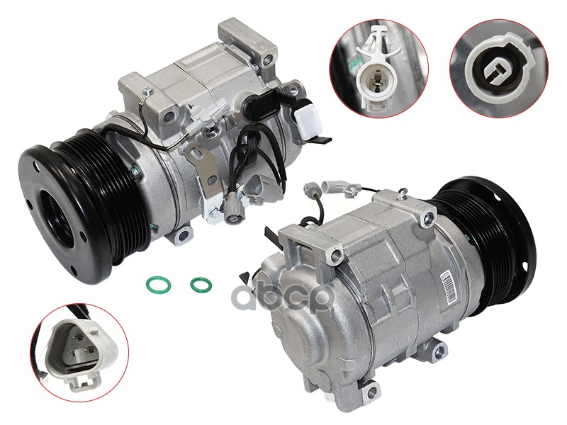Компрессор кондиционера Toyota Land Cruiser (J200) 07-21 / Lexus LX 07-23 Sat арт. ST-TY92-396-A0