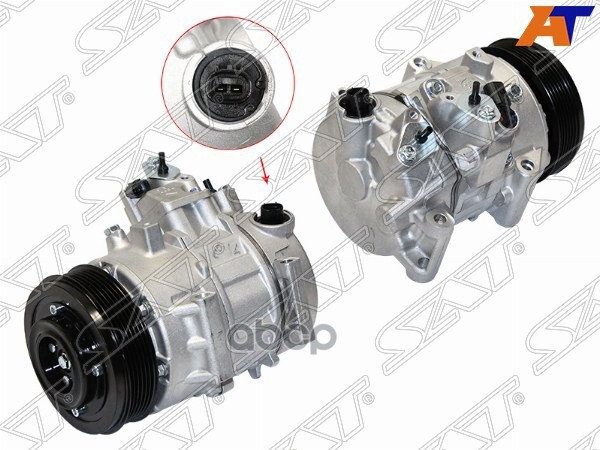 Компрессор кондиционера Toyota Avensis (T270) 08-18 / Camry 11-21 Sat арт. ST-TYL6-396-0