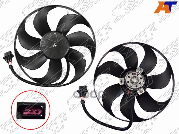 Диффузор Audi A3 96-03 / Skoda Octavia 96-10 Sat арт. ST-VW25-201-A0