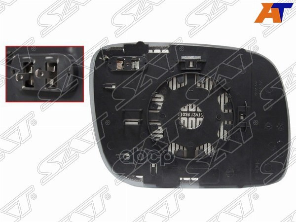 Полотно зеркала Volkswagen Touareg 02-07 (Слева/ Обогрев) Sat арт. ST-VW61-940G-2