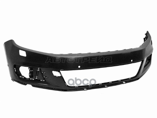 Бампер передний Volkswagen Tiguan 11-17 (Под омыватели фар/ Под ПТФ/ Под сонары(парктроники)/ С отве Sat арт. ST-VW70-000-E0-R