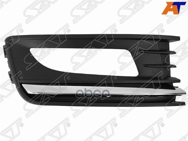 Оправа ПТФ Volkswagen Polo 14-20 (Справа/ 4D SED/ Хром) Sat арт. ST-VWP6-219-A1