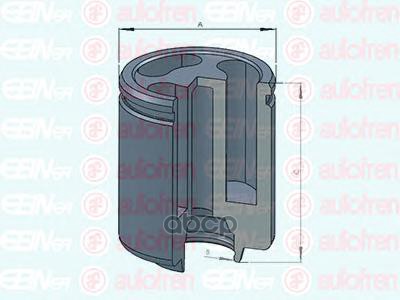 Поршень заднего тормозного суппорта FORD Transit 06-14, IVECO Daily III-V 99-14 SEINSA D025234 Seinsa Autofren арт. D025234
