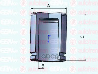 Поршень тормозного суппорта (передний/задний) HONDA Accord VI 98-02 / Legend II 91-98 (Передний) SEINSA D025302 Seinsa Autofr...