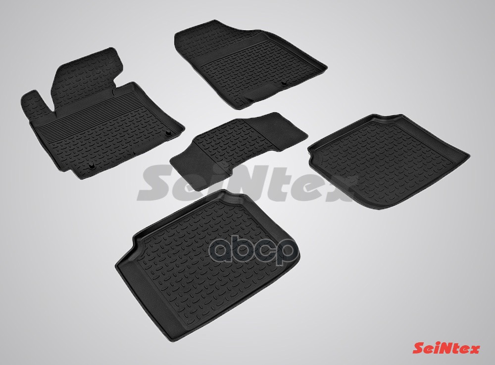 Коврики Kia Cerato Iii 2013-2018 С Выс. Бор (Код7 №83919) Kia Cerato (2013>) Резиновые С Выс. Бортом Seintex Seintex арт. 83919