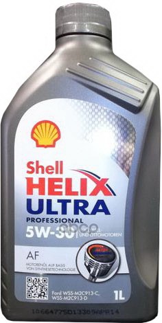 Shell Масло моторное синтетическое Helix Ultra Professional AF 5W-30, 1л 550040639 (550048694)