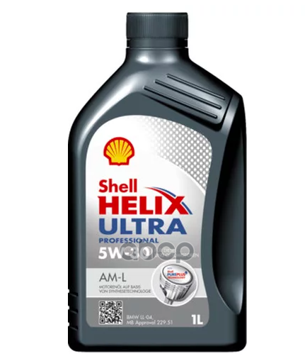 Shell Масло моторное синтетическое Helix Ultra Professional AM-L 5W30 SN/CF, C3 1л