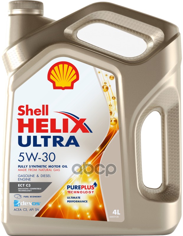 Shell Масло моторное синтетическое Helix Ultra ECT C3 5W-30 4л 550046363 (550050441)(550050441)