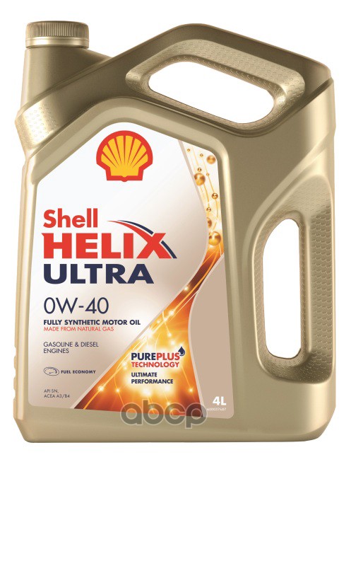 Shell Замена На 550051578 Масло Моторное Синтетическое Helix Ultra 0W-40 4Л 550046370