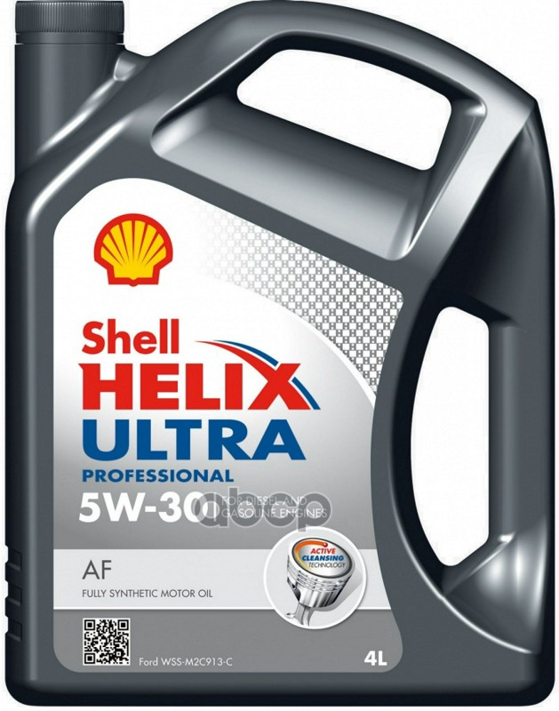 Shell Масло Моторное Синтетическое Helix Ultra Pro Af 5W-30 4Л 550048695
