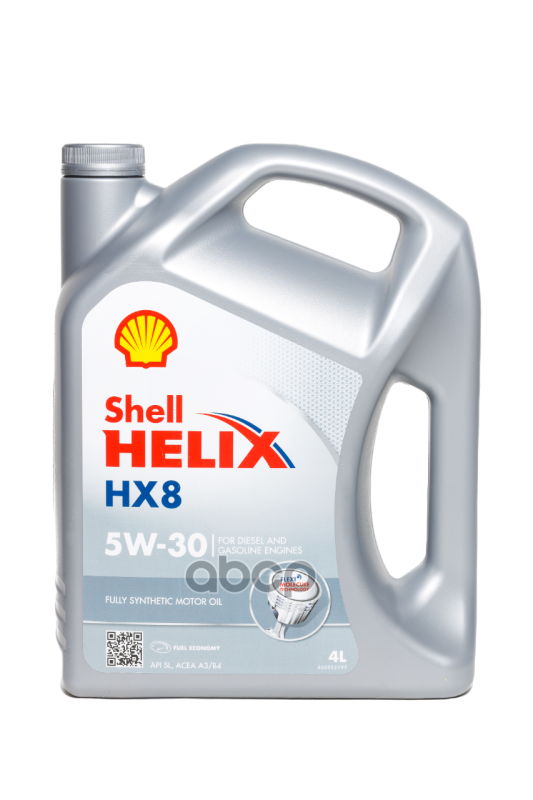 Shell Масло моторное SHELL Helix HX8 5W-30 синтетическое 4 л 550052835