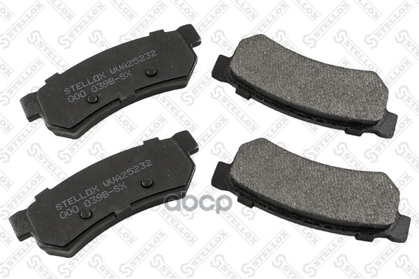 Колодки дисковые задние с антискрип. пл. Daewoo Optra/Lacetti/Fore Stellox арт. 000039BSX