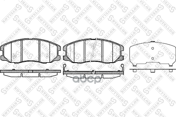 Колодки дисковые п. Opel Antara, Chevrolet Captiva 2.0/2. Stellox арт. 001094BSX