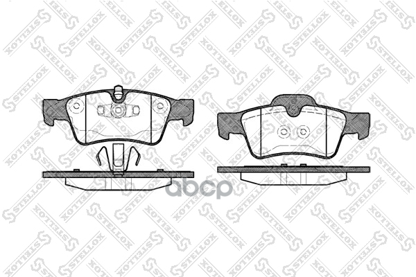 Колодки дисковые з. MB C219/W164/W251 04> Stellox арт. 002017SX