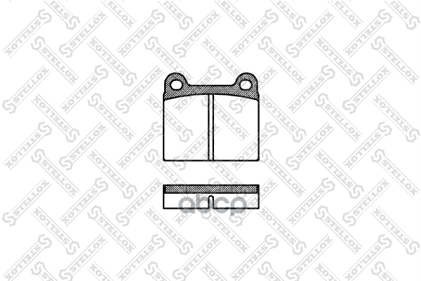 Колодки Дисковые З. Opel Senator 2.0-3.0 | Перед | Stellox арт. 017000SX