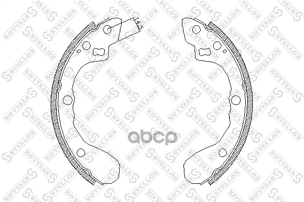 Колодки барабанные Kia Sephia 93>/Shuma 1.5-1.8 97> Stellox арт. 071101SX