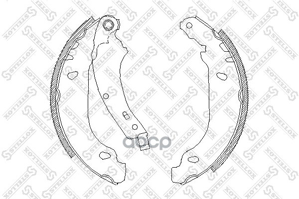 Колодки барабанные Renault Clio 1.2i-1.9D 98> Stellox арт. 085100SX