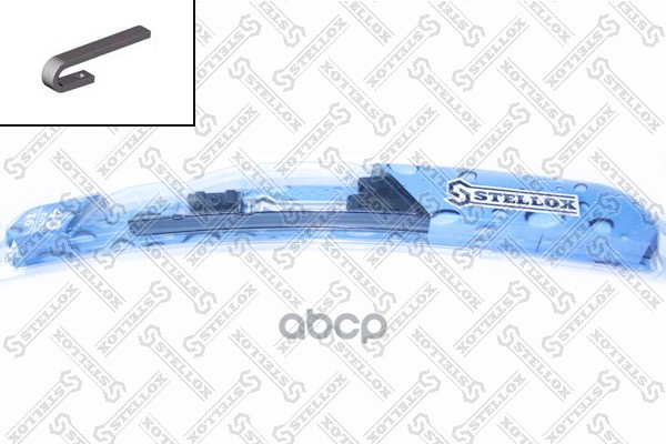Щетка стеклоочистителя бескаркасная 700мм крючок Stellox арт. 103700SX