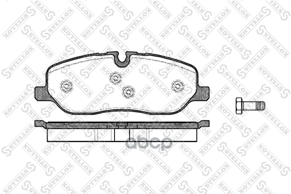 Колодки дисковые п. Land Rover Discovery/Range Rover 4.4i Stellox арт. 1169000SX