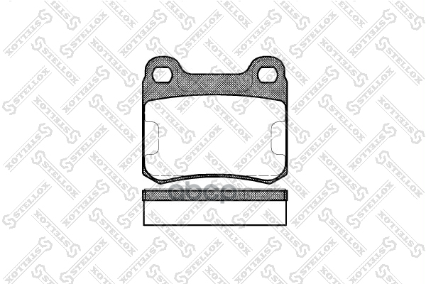 Колодки дисковые з. MB W201 2.3/2.5 16V 84-93/W124 2 Stellox арт. 168010SX