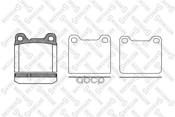 Колодки Тормозные Дисковые™Stellox 268010Sx Stellox арт. 268010SX
