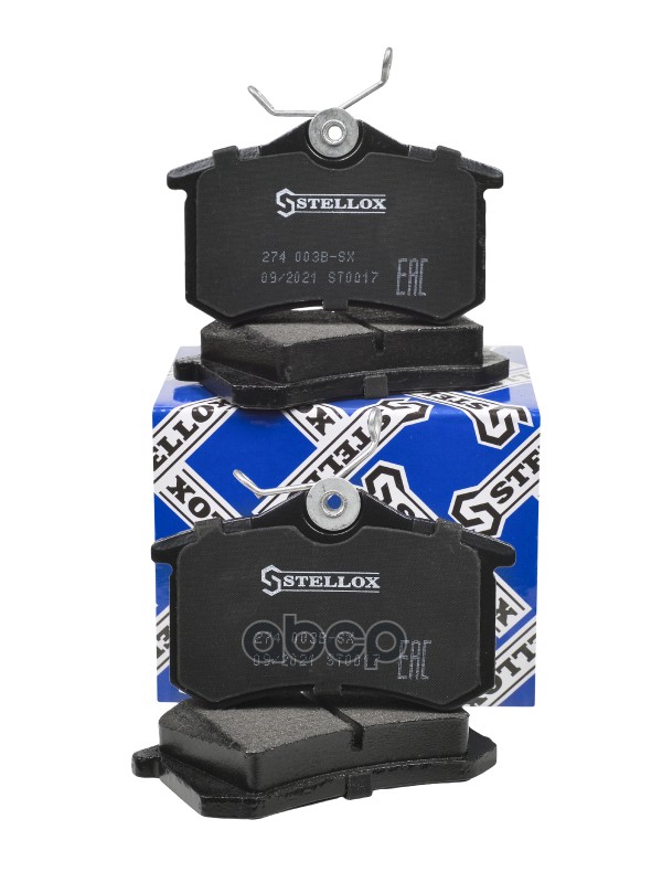 колодки диск.задн. с антиск.плVW Golf/Passat 1.6/1.8/1.9TD 88-97, 274003BSX Stellox арт. 274003BSX